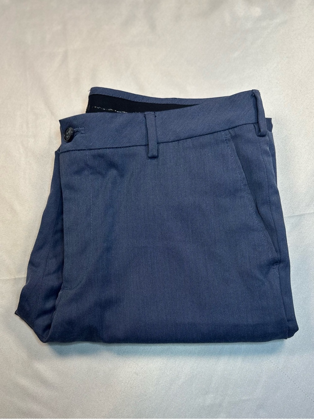 Van Heusen Navy Straight‎ Dress Pants 33x32